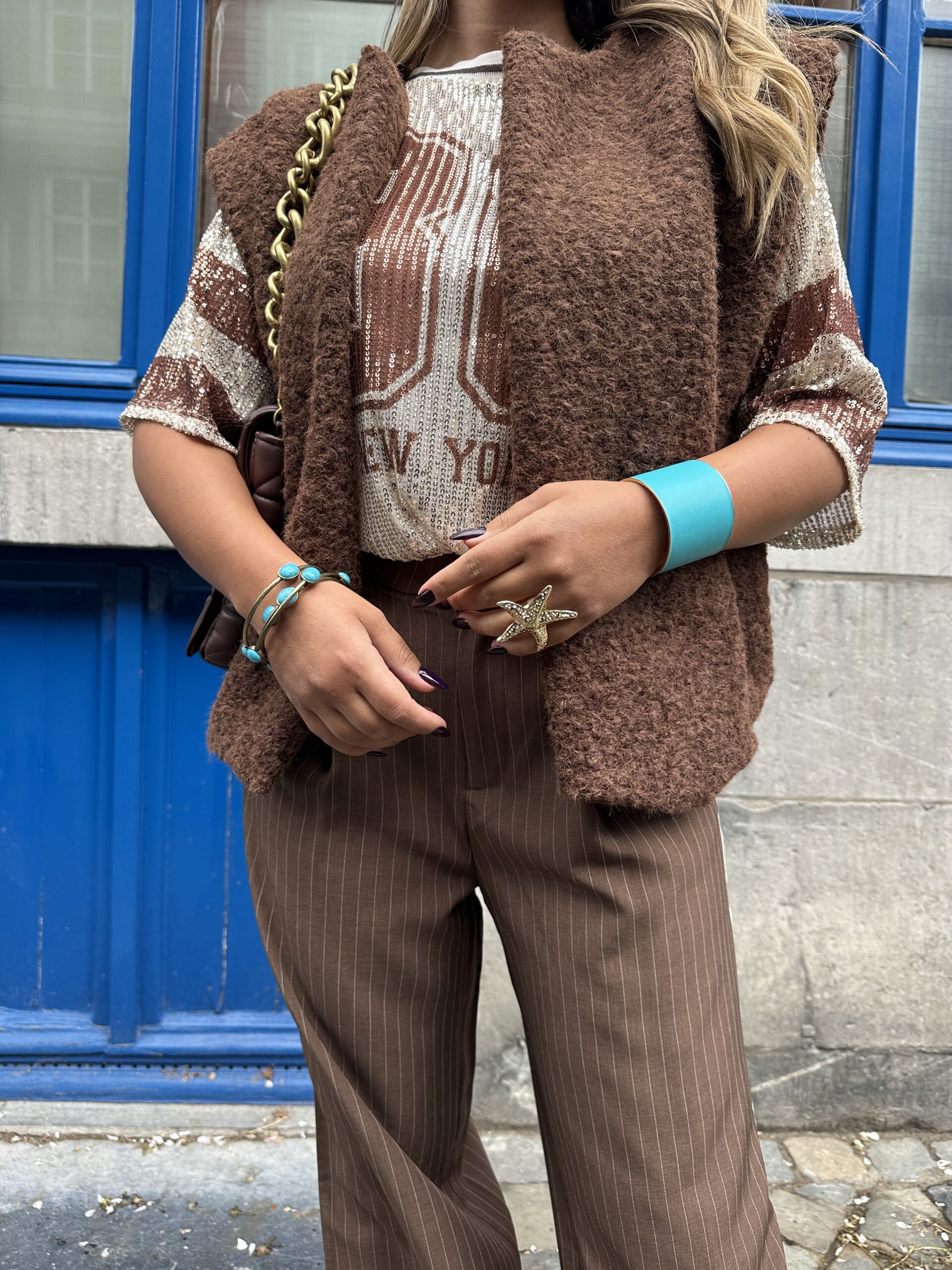 Gilet Diana marron – Image 4