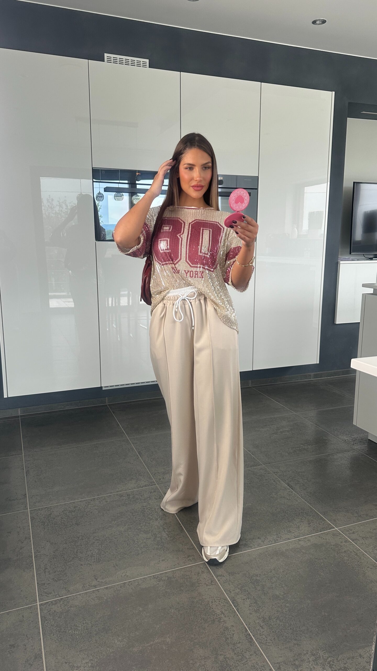 T-shirt Cindy bordeaux – Image 3