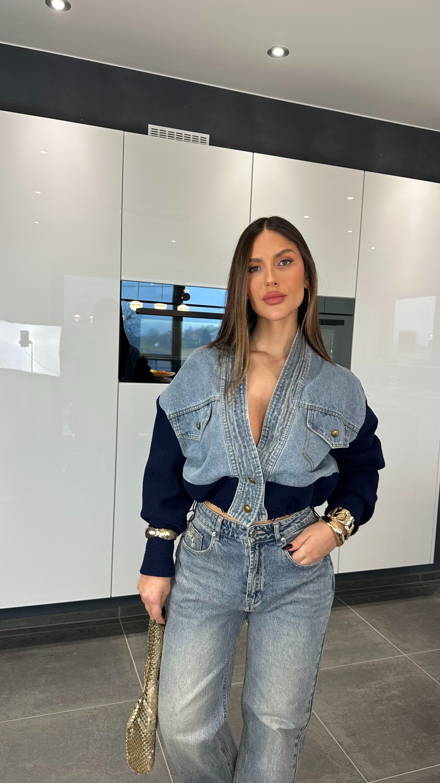 Veste Délya bleu marine