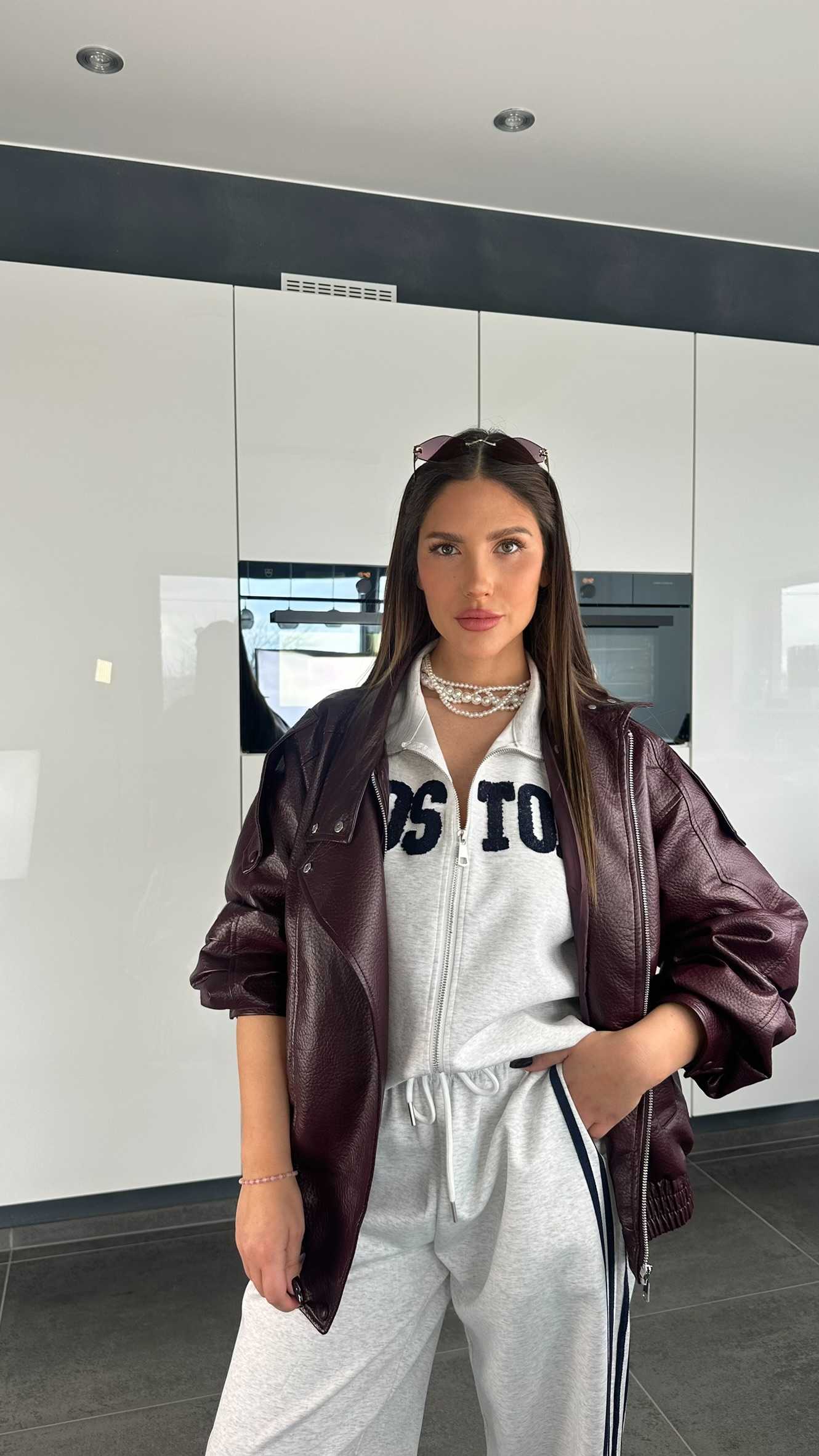 Veste Zara bordeaux – Image 7