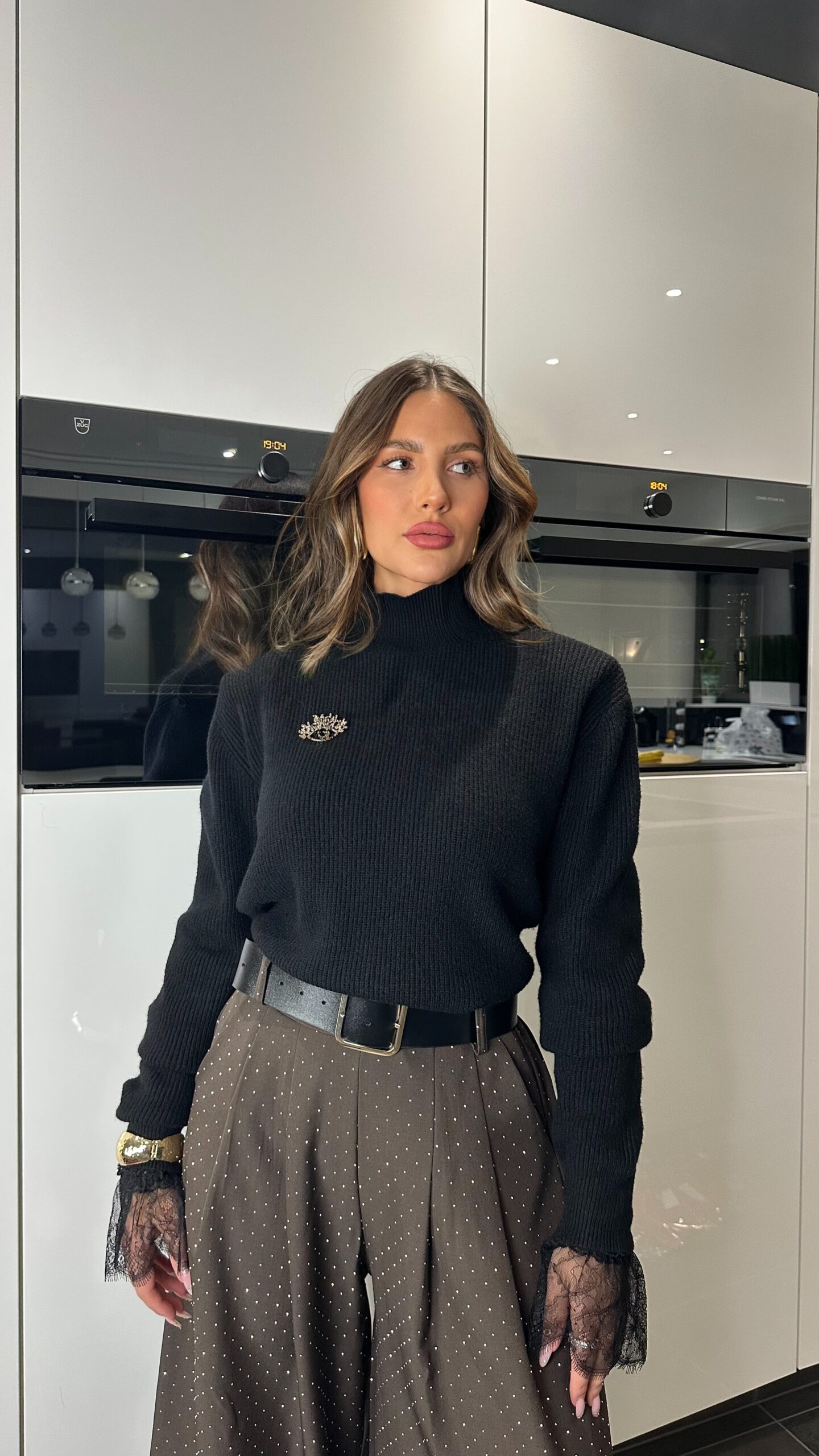 Sous pull Solyne noir – Image 2